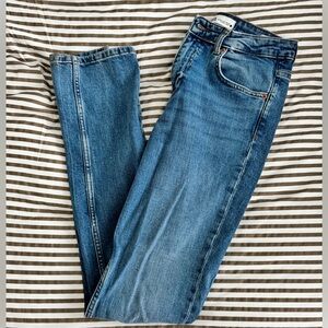 Zara Split Hem “The Skinny” Jeans